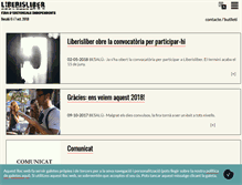 Tablet Screenshot of liberisliber.com